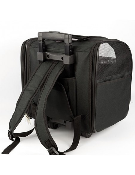 Bolso-Mochila con Ruedas y Tirador
