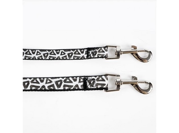 Correa para perros de Nylon "White and Black"