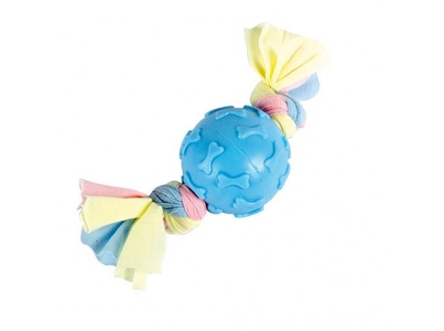 Juguete para perros pelota con nudos