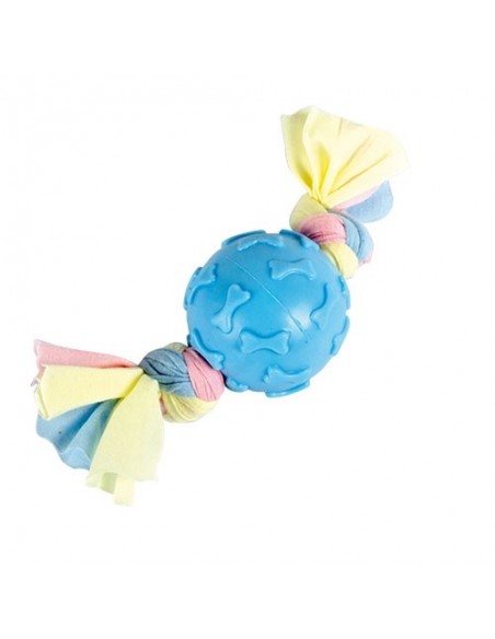 Juguete para perros pelota con nudos