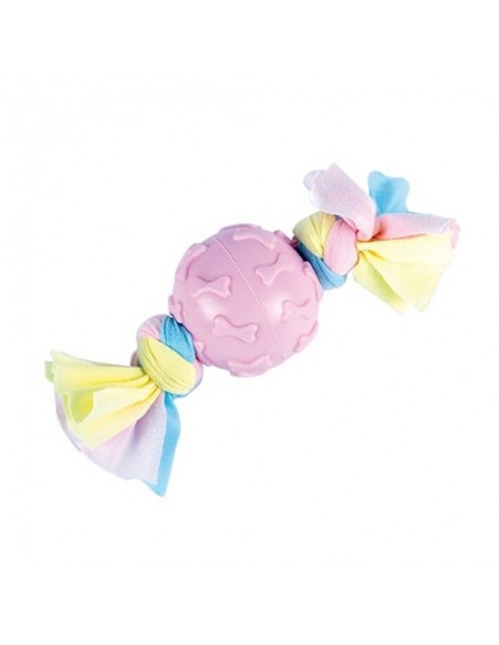 Juguete para perros pelota con nudos