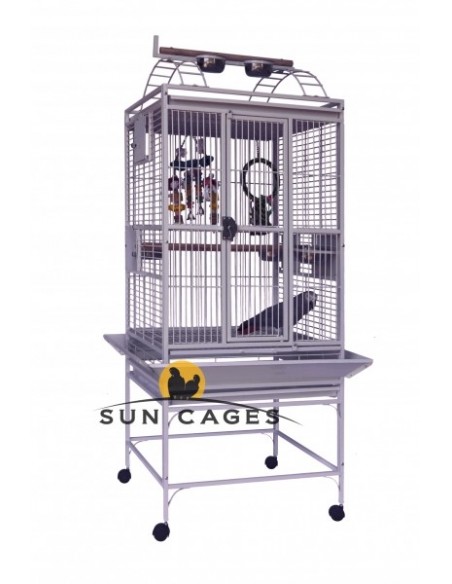 Jaula Loro Finca Gym Top II Gris Antracita