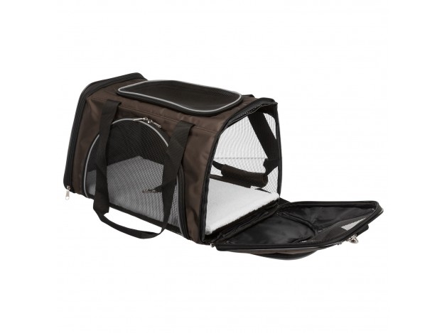 Bolsa de Transporte Marrón para Perros y Gatos...