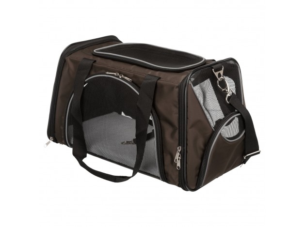 Bolsa de Transporte Marrón para Perros y Gatos...