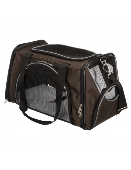 Bolsa de Transporte Marrón para Perros y Gatos – 28×28×47 cm