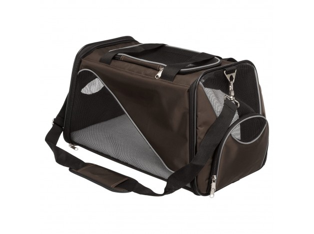 Bolsa de Transporte Marrón para Perros y Gatos...