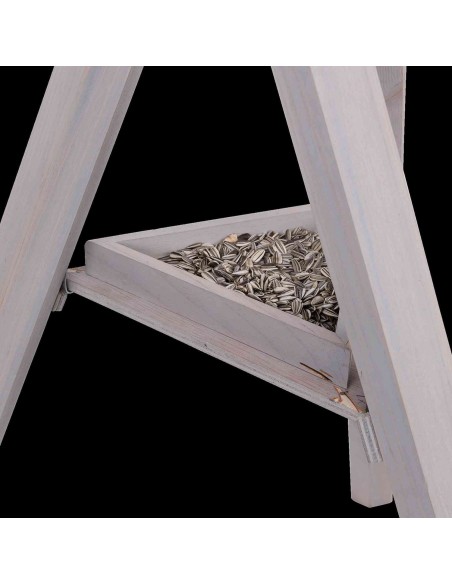 Comedero Pájaros Natura con Pie Gris