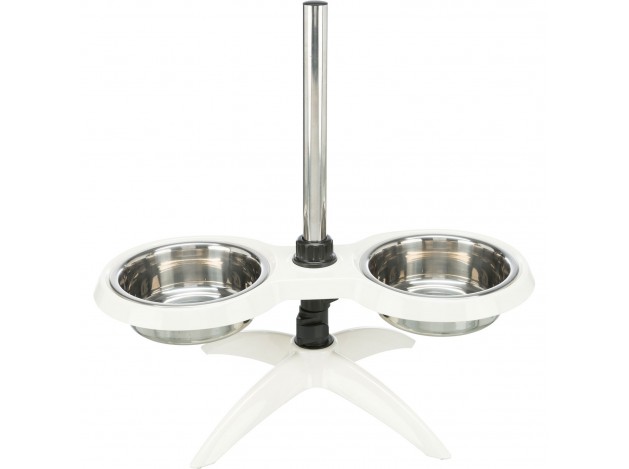 Dog Bar, melamina/acero inoxidable 2 × 1,6 l/ø 21