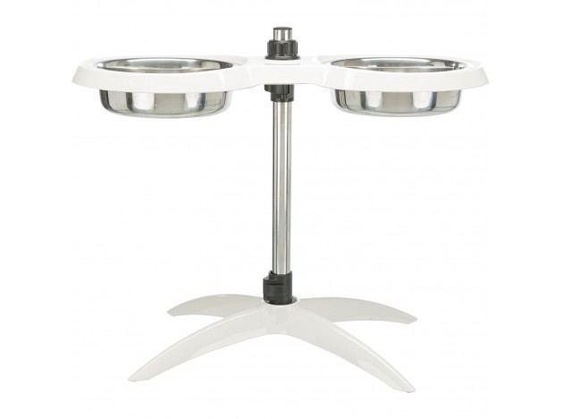 Dog Bar, melamina/acero inoxidable 2 × 1,6 l/ø 21