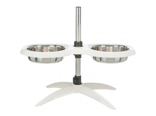 Dog Bar, melamina/acero inoxidable 2 × 1,6 l/ø 21