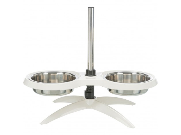 Dog Bar, melamina/acero inoxidable 2 × 1,6 l/ø 21