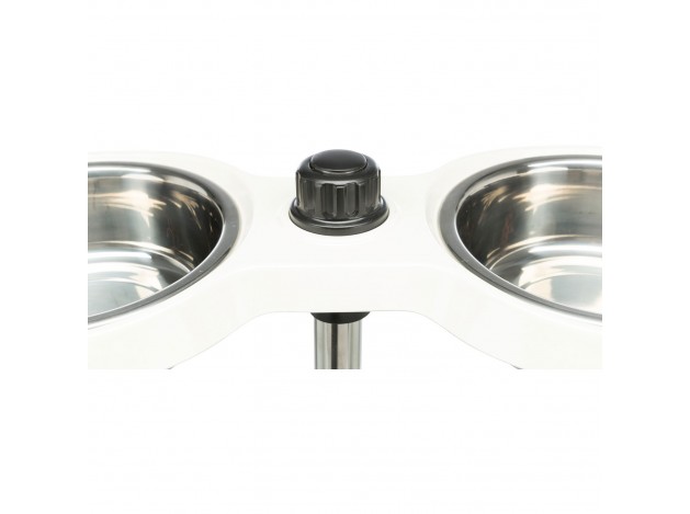 Dog Bar, melamina/acero inoxidable 2 × 1,6 l/ø 21