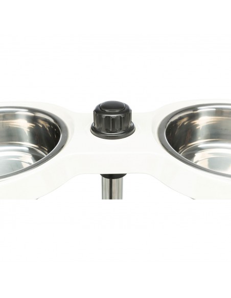 Dog Bar, melamina/acero inoxidable 2 × 1,6 l/ø 21