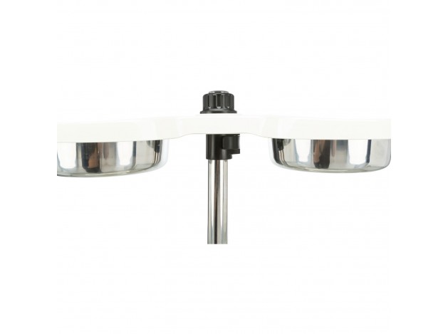 Dog Bar, melamina/acero inoxidable 2 × 1,6 l/ø 21