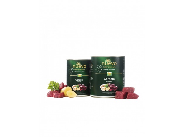 Lata Perro ADULTO Cordero y Patata NUEVO - Pack