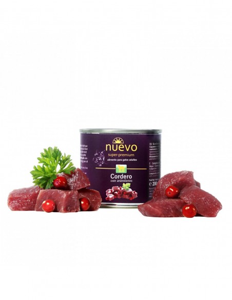 Lata Gato SENIOR Cordero NUEVO - Pack de 6 unidades