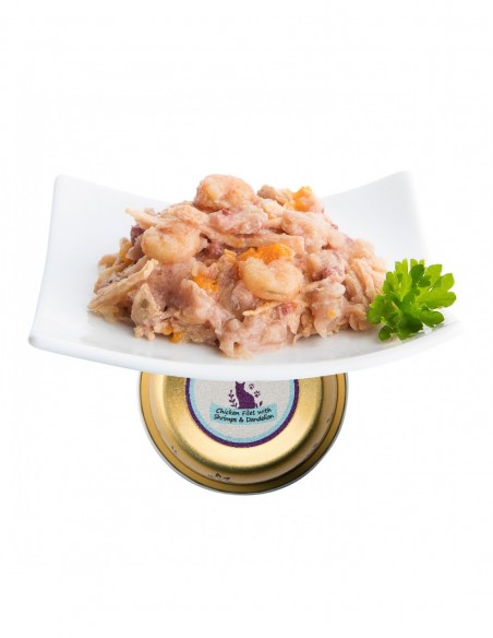 Tarrina Gato TENDER Filetes de Pollo y Gambas NUEVO 12 ud - Pack de 12 unidades