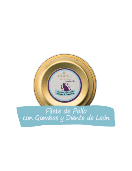 Tarrina Gato TENDER Filetes de Pollo y Gambas NUEVO 12 ud - Pack de 12 unidades