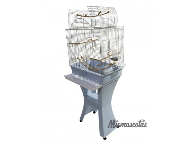 Jaula Pájaros Matilde azul Imac