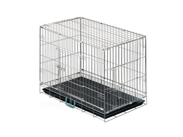 Jaula de Exposición con Suelo para Perros
