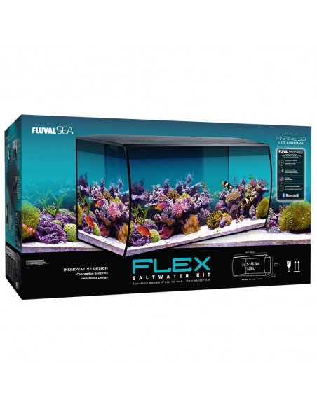 Acuario Fluval Flex Marino 123 Litros