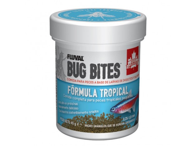 Gránulos Fluval Bug Bites Tropical