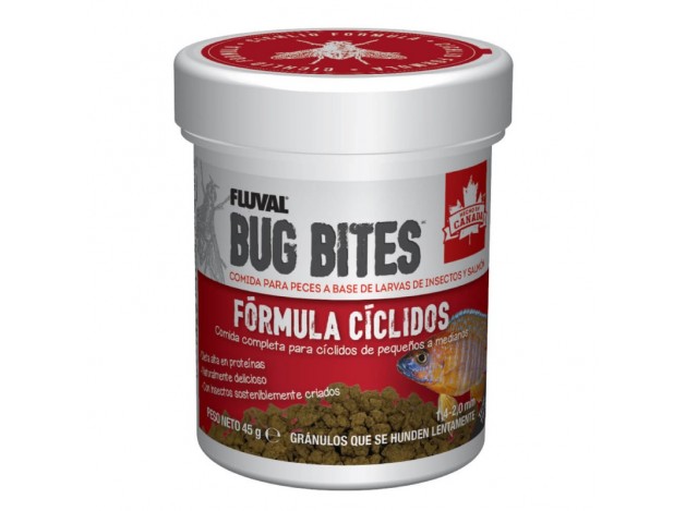 Gránulos Fluval Bug Bites Cíclidos