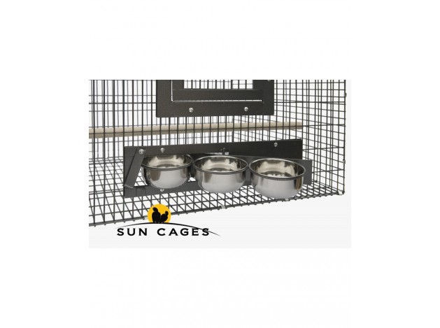 Comedero Giratorio - 3 bol 6" - 15,24cm