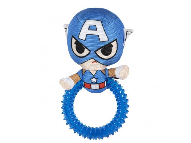Mordedor Aro Para Perro Avengers Capitán América