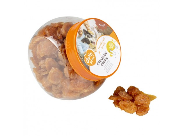 Chips de pollo para perros Duvo Meat