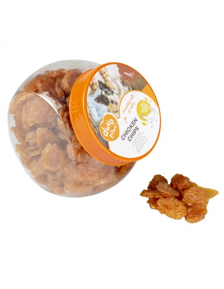 Chips de pollo para perros Duvo Meat