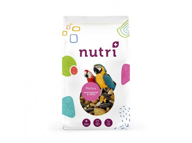 Nutri+  Aves Mixtura Loros y Guacamayos con Fruta