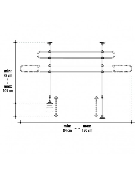 Barra De Seguridad Para El Coche Flamingo Sima - 2 Barras