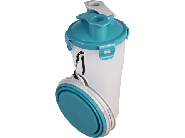 Recipiente De Viaje 2 En 1 Para Comida Y Agua...