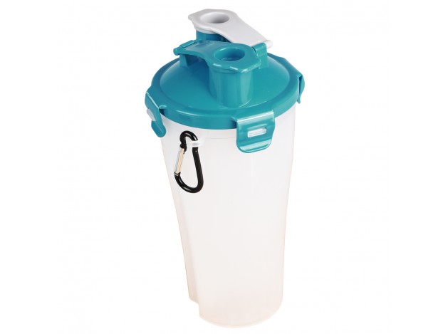 Recipiente De Viaje 2 En 1 Para Comida Y Agua...