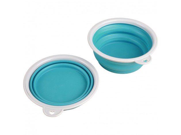 Recipiente De Viaje 2 En 1 Para Comida Y Agua...