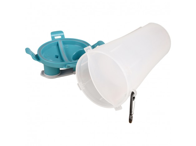 Recipiente De Viaje 2 En 1 Para Comida Y Agua...