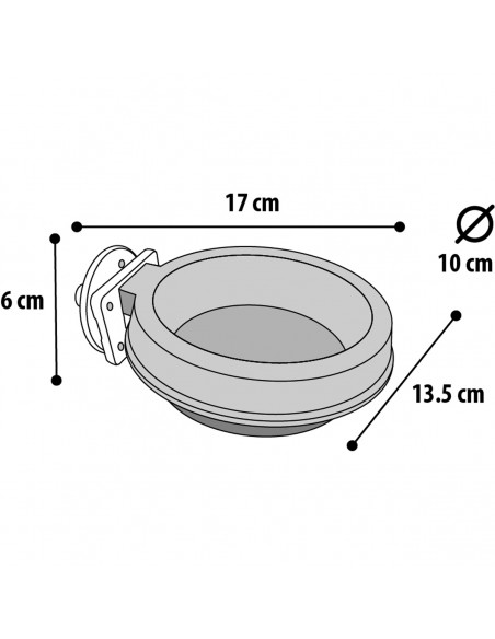 Cuenco De Alimentación Y Bebida Flamingo Kerry 4 uds