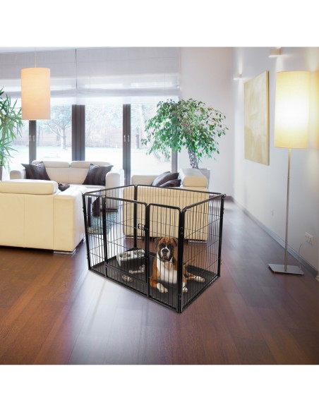 Jaula para perros Flamingo Kazan Negro