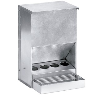 Comedero para Cotorras o Aves 4 huecos Pack 2 ud