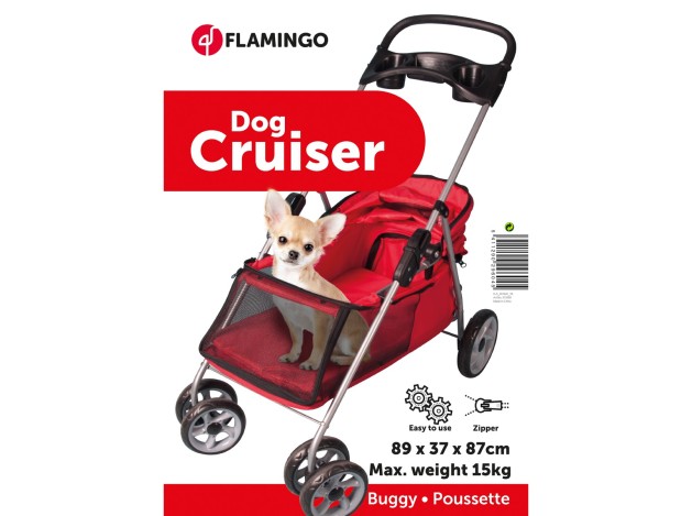 Carrito De Paseo Para Perro Flamingo Buggy