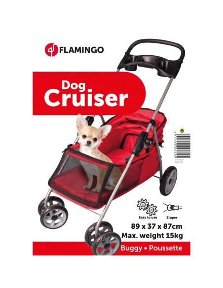 Carrito De Paseo Para Perro Flamingo Buggy