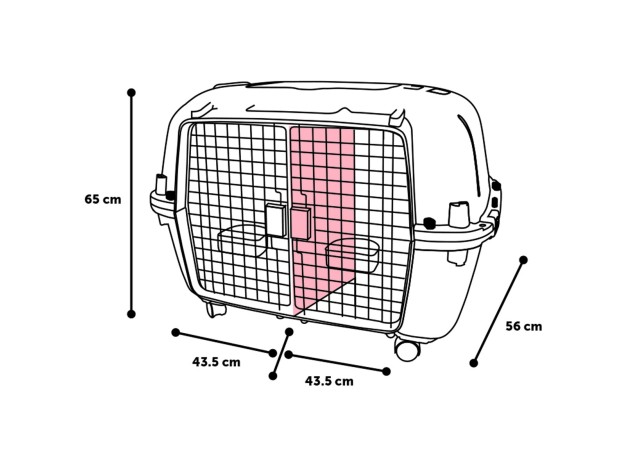 Transportín De Aviación Flamingo - Nomad 2 Puertas