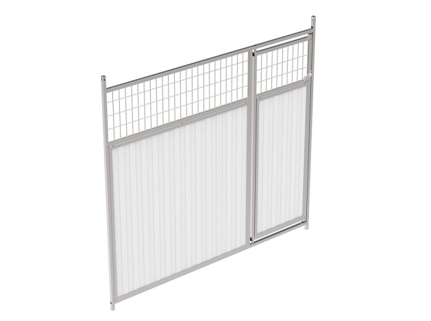 Frente box canino de panel sandwich 30 mm