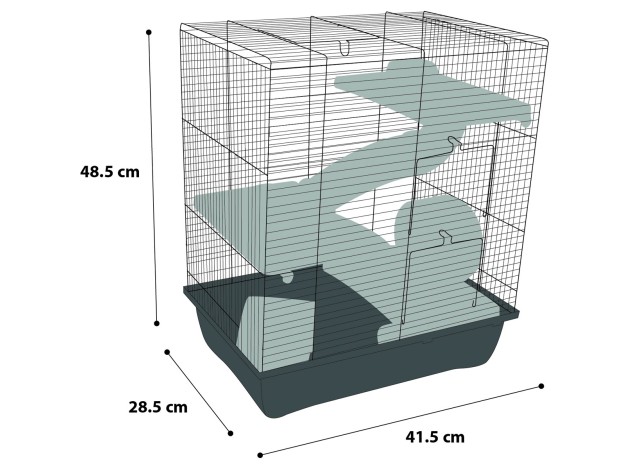 Jaula Para Hámster Flamingo - Enzo 3