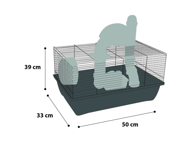 Jaula Para Hámster Flamingo  - Mido