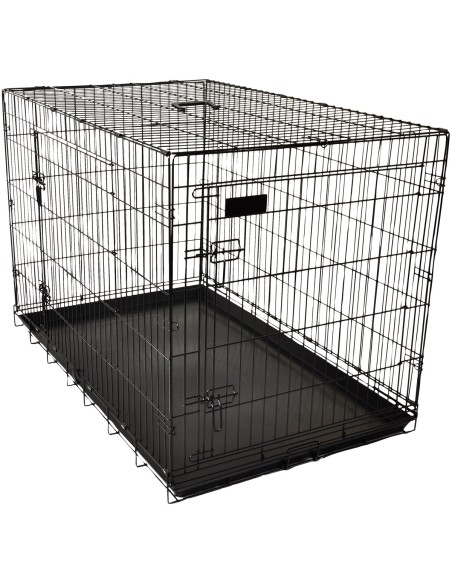 Jaula Para Perro Flamingo Ebo 2 Puertas- Negro