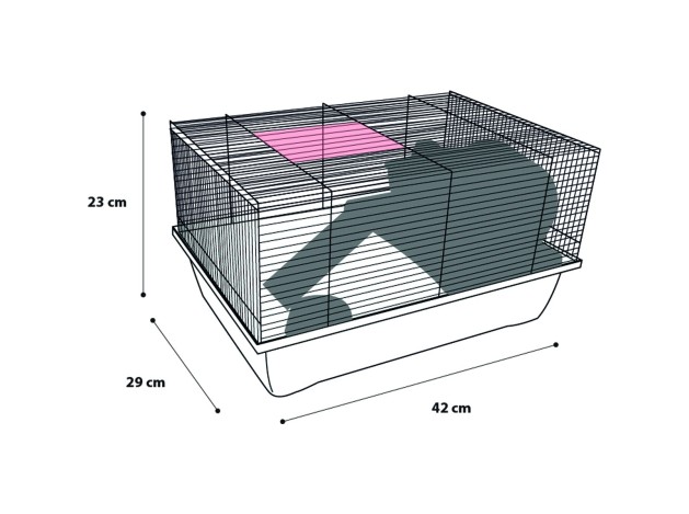 Jaula Para Ratón Flamingo - Tito