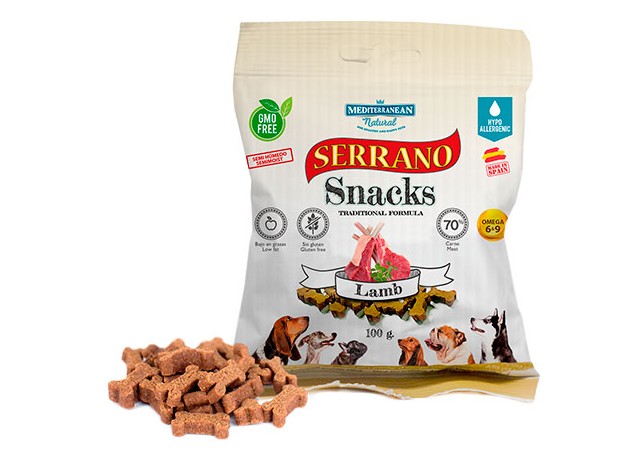 MDT Serrano Snack Perros Cordero 100 gr