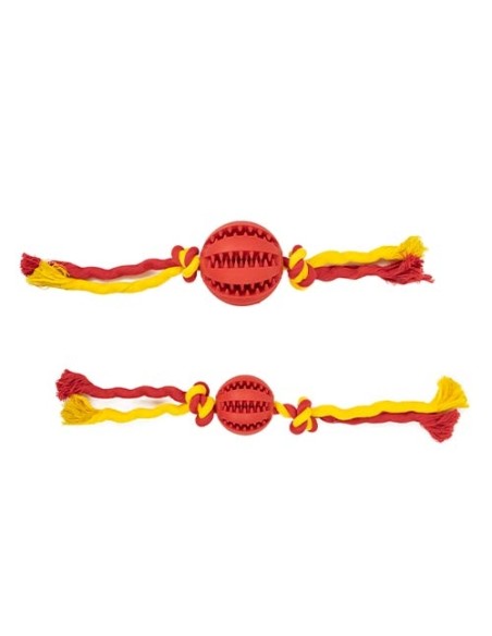 Pelota con nudos "Dientes limpios"